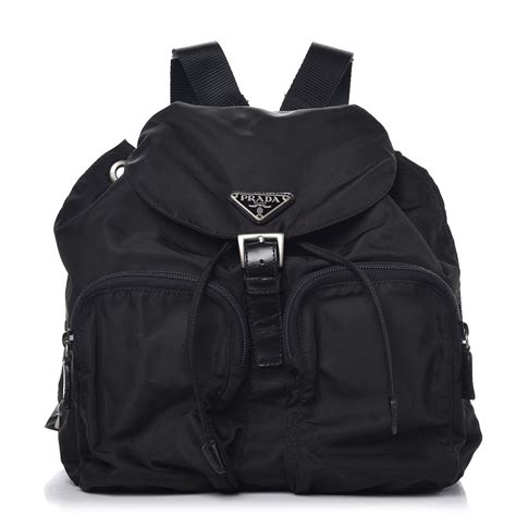 prada large backpack|Prada nylon backpack small.